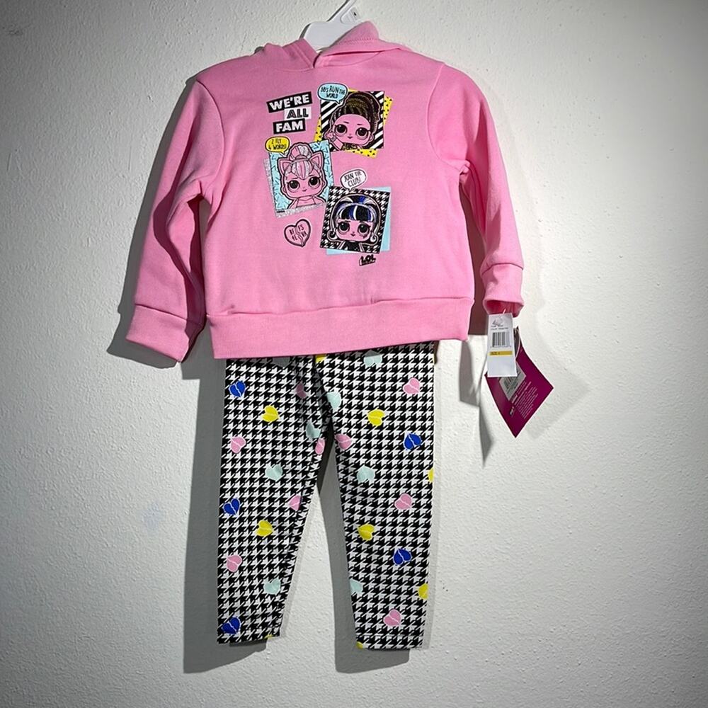 LOL Surprise Sweatshirt and Leggings 2 Pieces Set Size 4 NWT